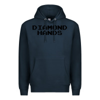 Navy diamond hands Premium Hoodie - artisFamous