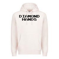 Pale Pink diamond hands Premium Hoodie - artisFamous