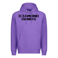 Purple diamond hands Premium Hoodie - artisFamous