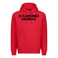 Red diamond hands Premium Hoodie - artisFamous