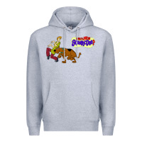 Heather Grey Scooby Doo Premium Hoodie - artisFamous