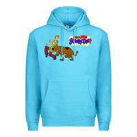 Ocean Blue Scooby Doo Premium Hoodie - artisFamous