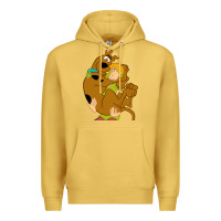 Antique Gold Scooby Doo and Shaggy Premium Hoodie - artisFamous