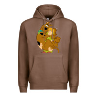 Chestnut Scooby Doo and Shaggy Premium Hoodie - artisFamous