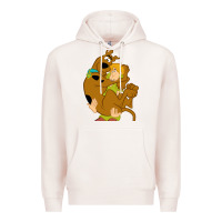 Pale Pink Scooby Doo and Shaggy Premium Hoodie - artisFamous