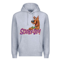 Heather Grey Scooby-Doo Premium Hoodie - artisFamous