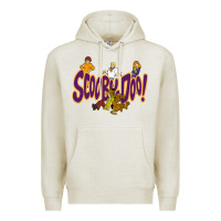 Oatmeal Heather Scooby-Doo Premium Hoodie - artisFamous