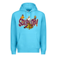 Ocean Blue Scooby-Doo Premium Hoodie - artisFamous
