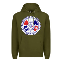 Army Green association of machinists and aerospace workers classic Premium Hoodie - artisFamous