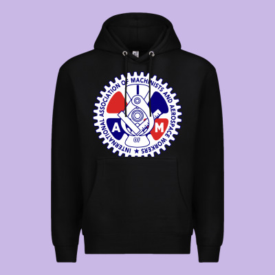 Association Of Machinists And Aerospace Workers Classic Premium Hoodie Designed By Artisfamous