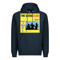 Navy two sevens clash culture Premium Hoodie - artisFamous