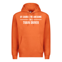 Carrot i'm awesome i'm a train driver Premium Hoodie - artisFamous