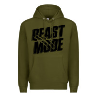 Army Green beast mode classic Premium Hoodie - artisFamous