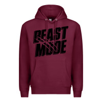 Burgundy beast mode classic Premium Hoodie - artisFamous