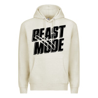 Oatmeal Heather beast mode classic Premium Hoodie - artisFamous