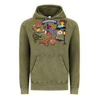 Vintage Olive preview louisiana state Vintage Hoodie - BarkalooDesign