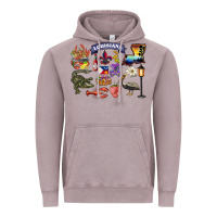Vintage Zinc preview louisiana state Vintage Hoodie - BarkalooDesign