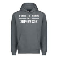 Rock i'm awesome i'm a supervisor Premium Hoodie - artisFamous
