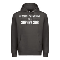 Smoke i'm awesome i'm a supervisor Premium Hoodie - artisFamous
