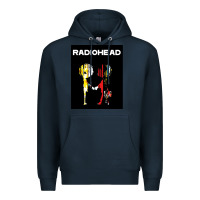 Navy radio Premium Hoodie - artisFamous