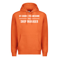 Carrot i'm awesome i'm a shop manager Premium Hoodie - artisFamous