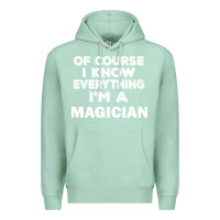 Seafoam i know everything i'm a magician Premium Hoodie - artisFamous