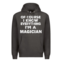 Smoke i know everything i'm a magician Premium Hoodie - artisFamous