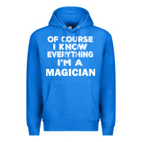 True Royal i know everything i'm a magician Premium Hoodie - artisFamous