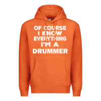 Carrot i know everything i'm a drummer Premium Hoodie - artisFamous