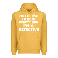 Mustard i know everything i'm a detective Premium Hoodie - artisFamous