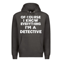 Smoke i know everything i'm a detective Premium Hoodie - artisFamous