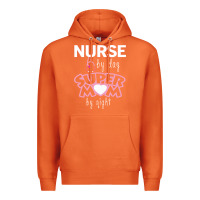 Carrot nurse by day super mom by night Premium Hoodie - artisFamous