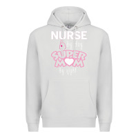 Dove Grey nurse by day super mom by night Premium Hoodie - artisFamous