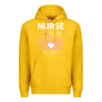 Lemon nurse by day super mom by night Premium Hoodie - artisFamous
