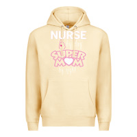 Pina Colada nurse by day super mom by night Premium Hoodie - artisFamous