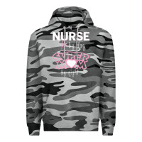 Slate Camo nurse by day super mom by night Premium Hoodie - artisFamous
