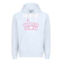 White nurse by day super mom by night Premium Hoodie - artisFamous