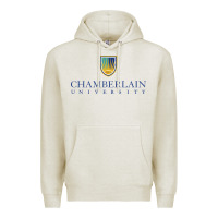 Oatmeal Heather Chamberlain College Premium Hoodie - artisFamous