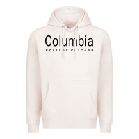 Pale Pink Columbia College Chicago Premium Hoodie - artisFamous