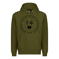 Army Green Illinois Institute of Technology College Premium Hoodie - artisFamous