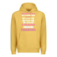 Antique Gold never underestimate mommy paramedic Premium Hoodie - artisFamous