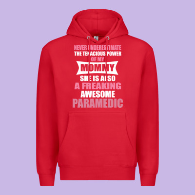 Never Underestimate Mommy Paramedic Premium Hoodie Designed By Artisfamous