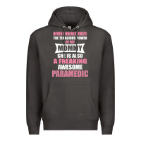 Smoke never underestimate mommy paramedic Premium Hoodie - artisFamous