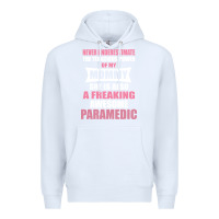 White never underestimate mommy paramedic Premium Hoodie - artisFamous