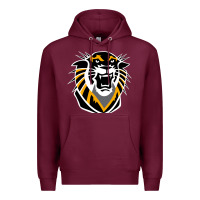 Burgundy fort hays tigers Premium Hoodie - artisFamous