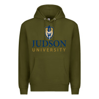 Army Green Judson College Premium Hoodie - artisFamous