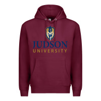 Burgundy Judson College Premium Hoodie - artisFamous