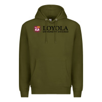 Army Green Loyola College Chicago Premium Hoodie - artisFamous