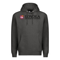 Charcoal Heather Loyola College Chicago Premium Hoodie - artisFamous