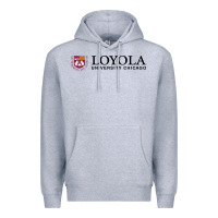 Heather Grey Loyola College Chicago Premium Hoodie - artisFamous